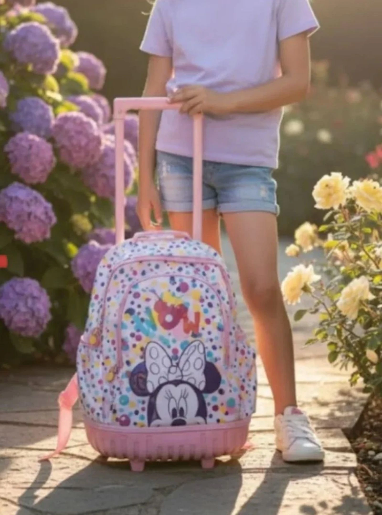 Mochila com trolley para mais de 6 anos